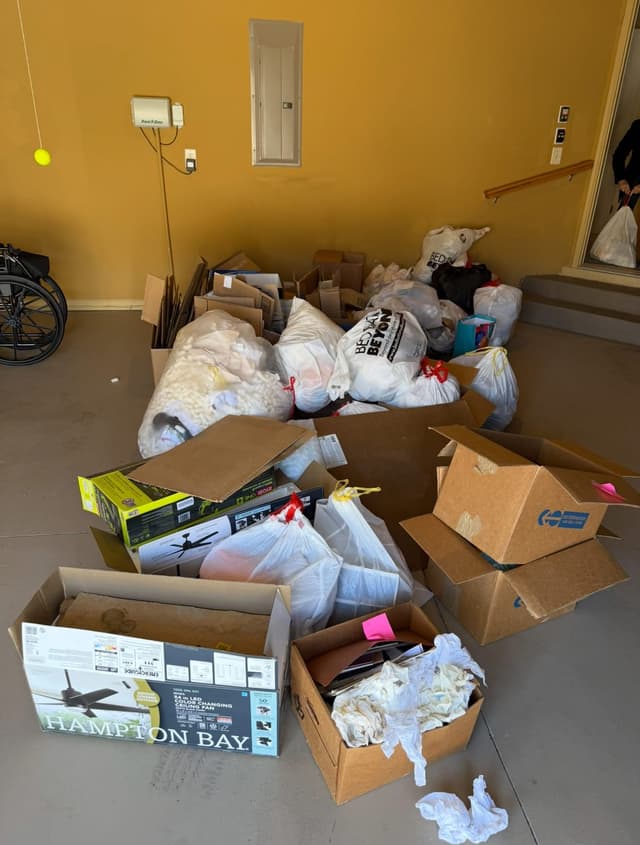 Estate cleanout work